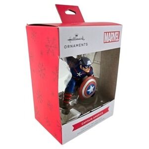 NIB Hallmark Marvel Captain America Christmas Tree Ornament 2023